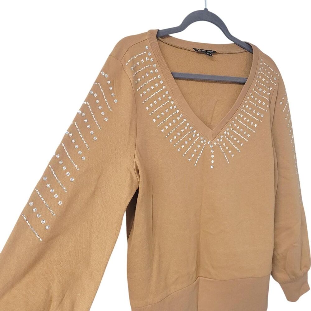 Inc-international-concepts Women's Tan and White Jumper